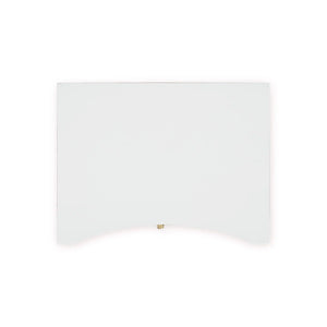 Bow Nightstand In Architectural White-Blue Hand Home