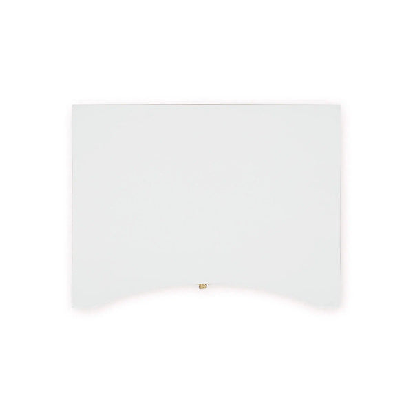 Bow Nightstand In Architectural White-Blue Hand Home