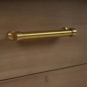 Belgravia Bedside Table in Sandbar w/ White Inset Rattan-Blue Hand Home