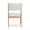 Norfolk Dining Chair in Sandbar w/ Arctic White Performance Fabric-Blue Hand Home