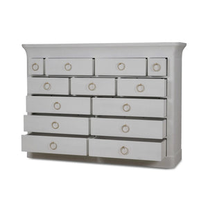 Large Claremont Linen Wrapped Dresser-Blue Hand Home