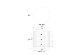 Bilbao End Table In Antique French Oak-Blue Hand Home