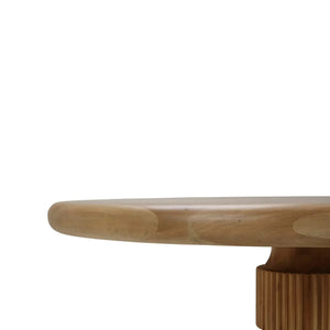 Bilbao Round Dining Table 60" In Fruitwood-Blue Hand Home