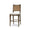 Dulwich Counter Stool in Straw Wash w/ Artic White Performance Fabric-Blue Hand Home