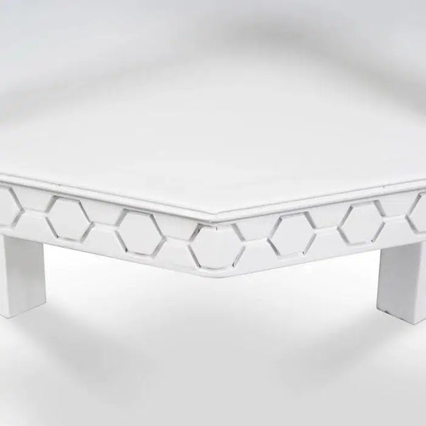 Hurlingham Side Table-Blue Hand Home