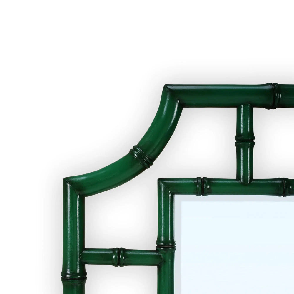 Bamboo Mirror Smaller Size-Blue Hand Home