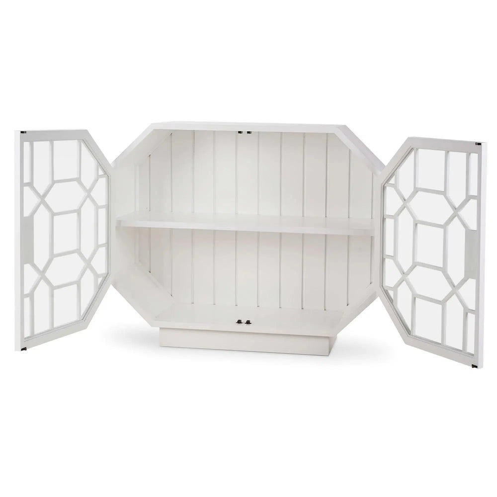 Little Hampton Glass Display Cabinet-Blue Hand Home