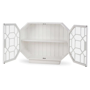 Little Hampton Glass Display Cabinet-Blue Hand Home