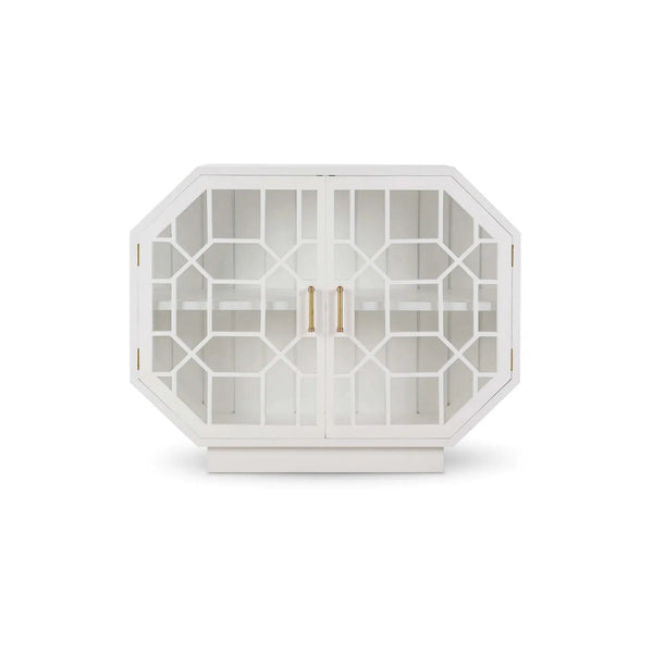 Little Hampton Glass Display Cabinet-Blue Hand Home