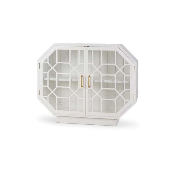 Little Hampton Glass Display Cabinet-Blue Hand Home