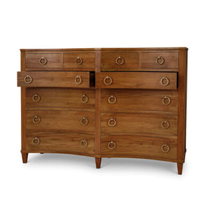 Bow 12 Drawer Dresser-Blue Hand Home