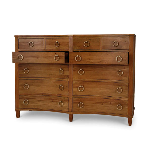Bow 12 Drawer Dresser-Blue Hand Home