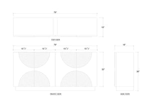 Astoria Sideboard-Blue Hand Home