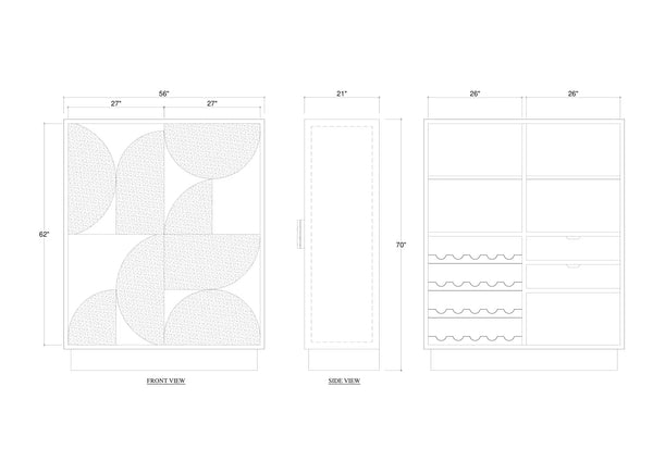 Astoria Bar-Blue Hand Home
