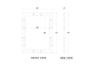 Limehouse Mirror-Blue Hand Home