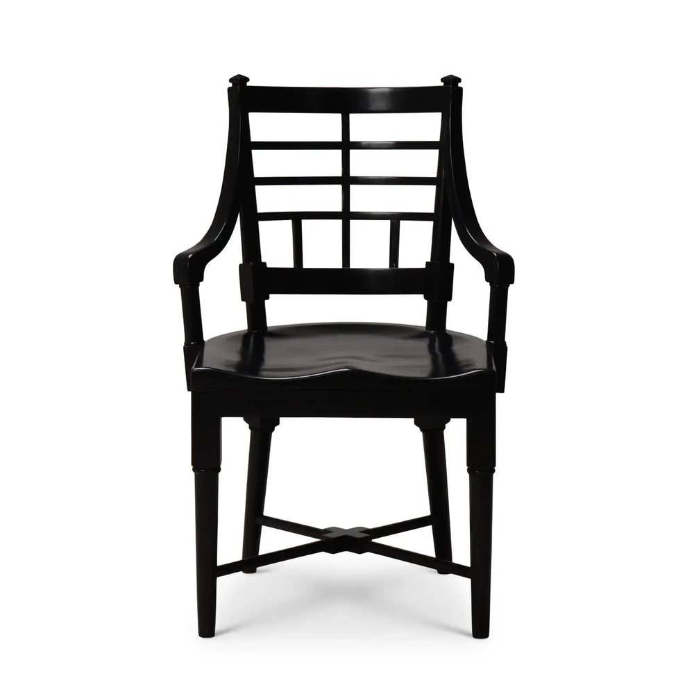 Lutyens Dining Chair W/ Arm-Blue Hand Home