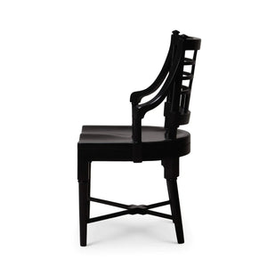Lutyens Dining Chair W/ Arm-Blue Hand Home