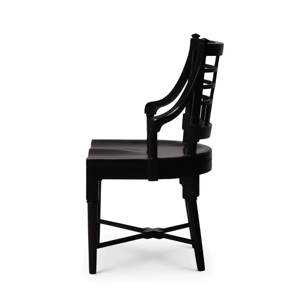 Lutyens Dining Chair W/ Arm-Blue Hand Home
