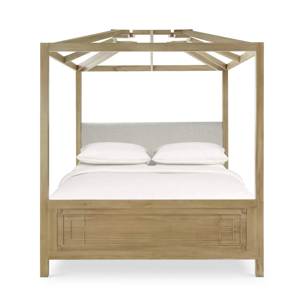 Knightsbridge 4 Poster King Bed-Blue Hand Home