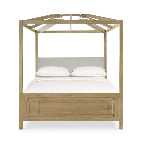 Knightsbridge 4 Poster King Bed-Blue Hand Home