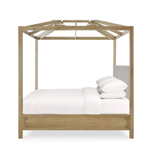 Knightsbridge 4 Poster King Bed-Blue Hand Home