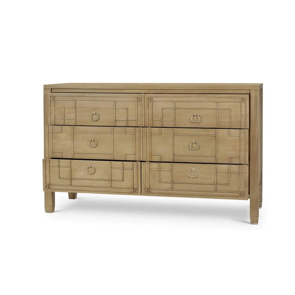 Knightsbridge 6 Drawer Dresser-Blue Hand Home