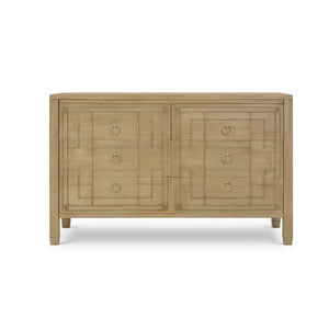 Knightsbridge 6 Drawer Dresser-Blue Hand Home