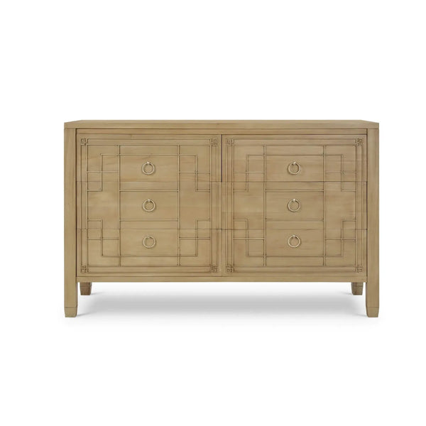 Knightsbridge 6 Drawer Dresser-Blue Hand Home
