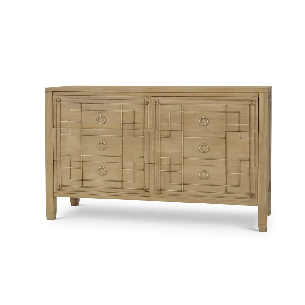 Knightsbridge 6 Drawer Dresser-Blue Hand Home