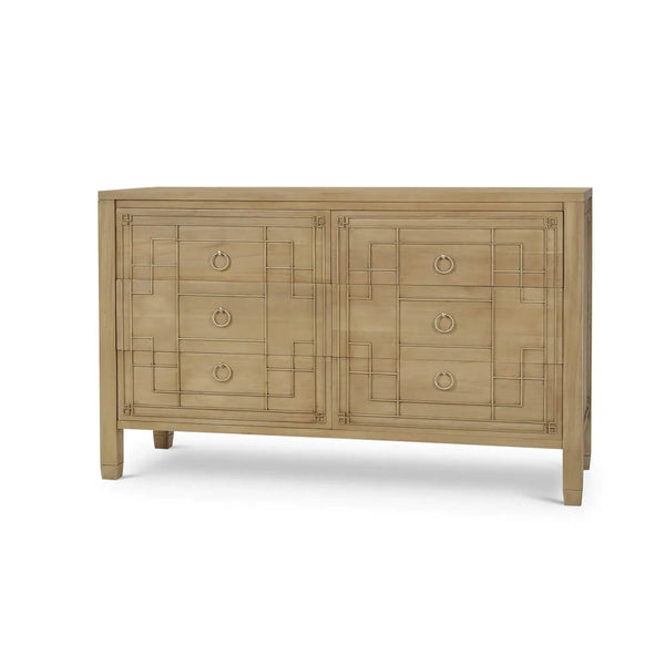 Knightsbridge 6 Drawer Dresser-Blue Hand Home