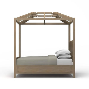 Knightsbridge 4 Poster Queen Bed-Blue Hand Home