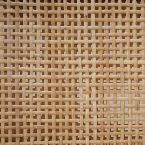 Logan Counter Stool w/ Rattan in Teak Natural Finish w/ Rattan Natural Seat & Back-Blue Hand Home