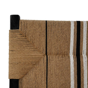 Lorenzo Teak Dining Chair In Teak Batavia Black-Blue Hand Home