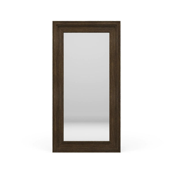 Tuscan Rustic Distressed Standing Mirror - Teak-Blue Hand Home