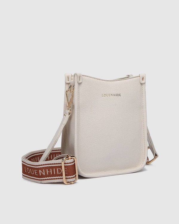 Parker Logo Crossbody Bag - Vanilla-Blue Hand Home