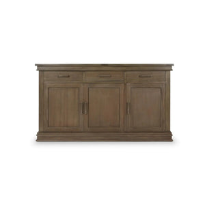 Williamson Sideboard W/ 3 Doors In Straw Wash-Blue Hand Home