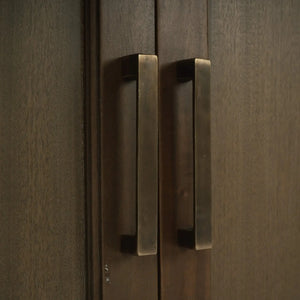 Williamson Sideboard W/ 3 Doors In Straw Wash-Blue Hand Home