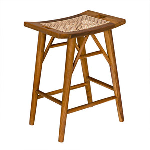 Murphy Counter Stool, Teak-Noir Furniture-Blue Hand Home