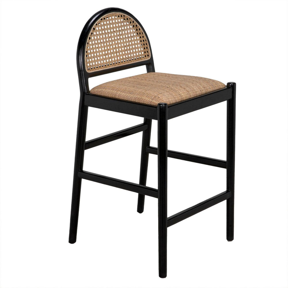 Peter Counter Stool-Noir Furniture-Blue Hand Home