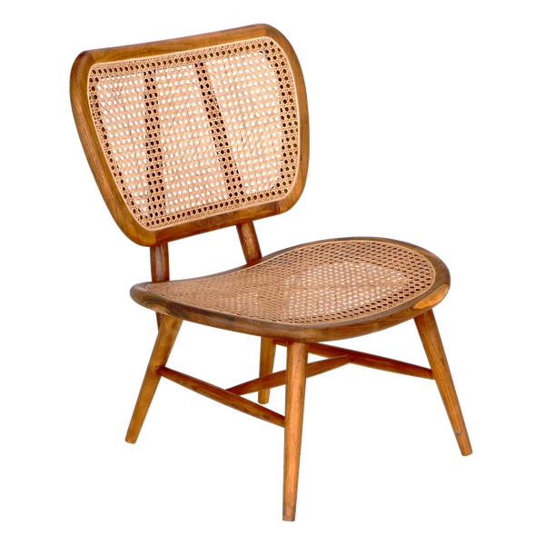 Noir Marcie Chair, Teak-Blue Hand Home
