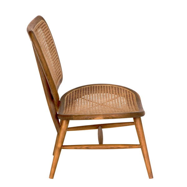 Noir Marcie Chair, Teak-Blue Hand Home
