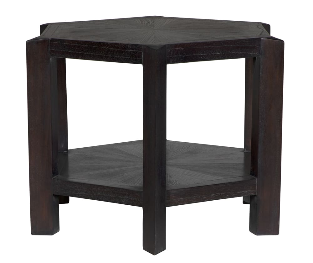 Yehuda Large Side Table, Sombre Finish-Noir Furniture-Blue Hand Home