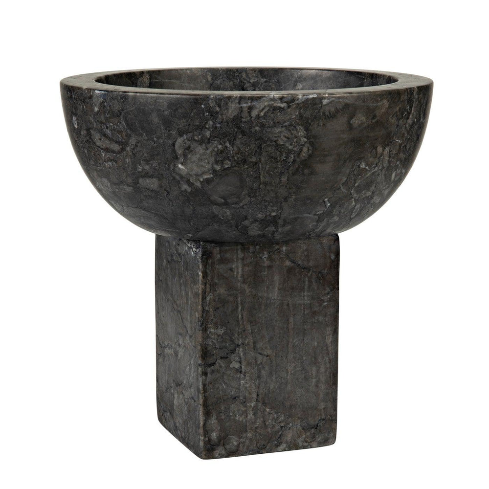 Zeta Bowl-Noir Furniture-Blue Hand Home