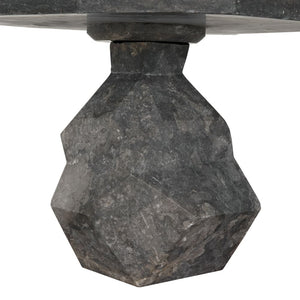 Rind Table, Black Marble by Noir-Blue Hand Home