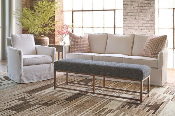 Carmel Bench-Blue Hand Home