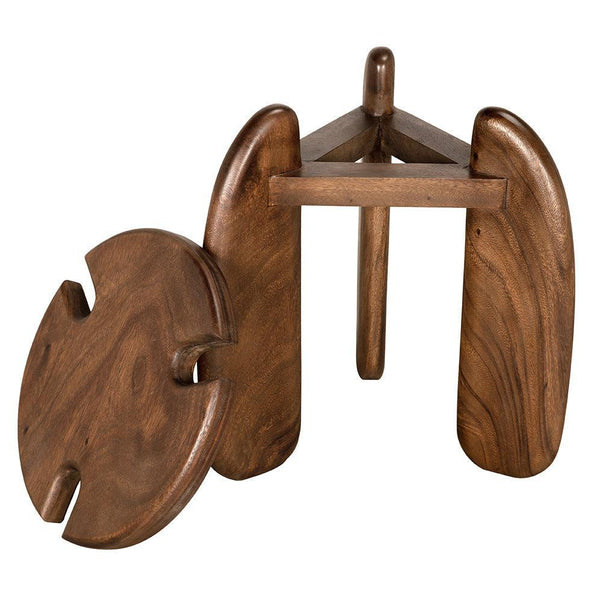 Mahatma Side Table-Blue Hand Home