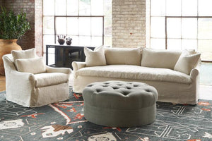 Eliza Ottoman-Blue Hand Home