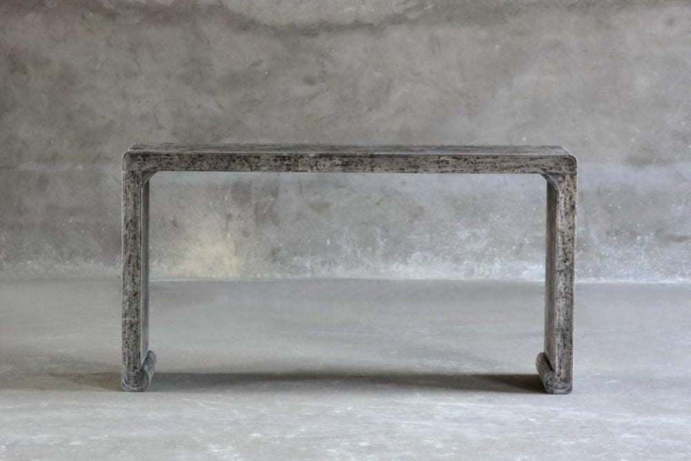 Reclaimed Elm Console-Blue Hand Home