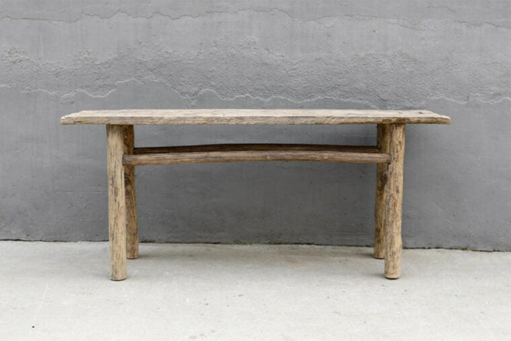 Antique Pine Console-Blue Hand Home