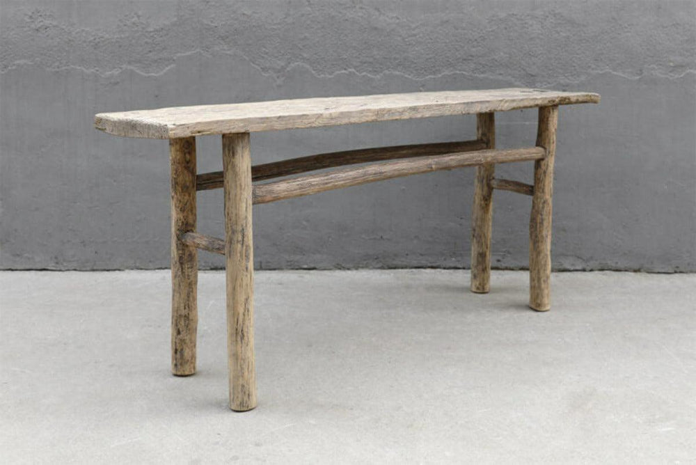 Antique Pine Console-Blue Hand Home